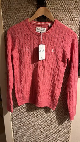 Jack wills pink - pink, jumper